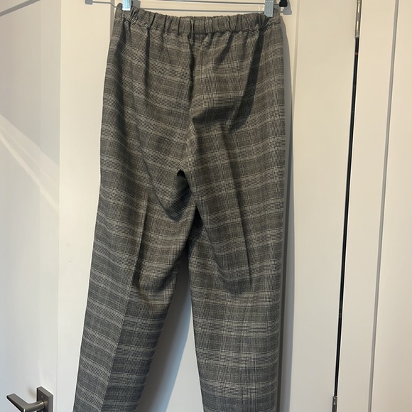 Aritzia Group Babaton Plaid Drawstring Jimmy Pants Size S - Picture 5 of 8